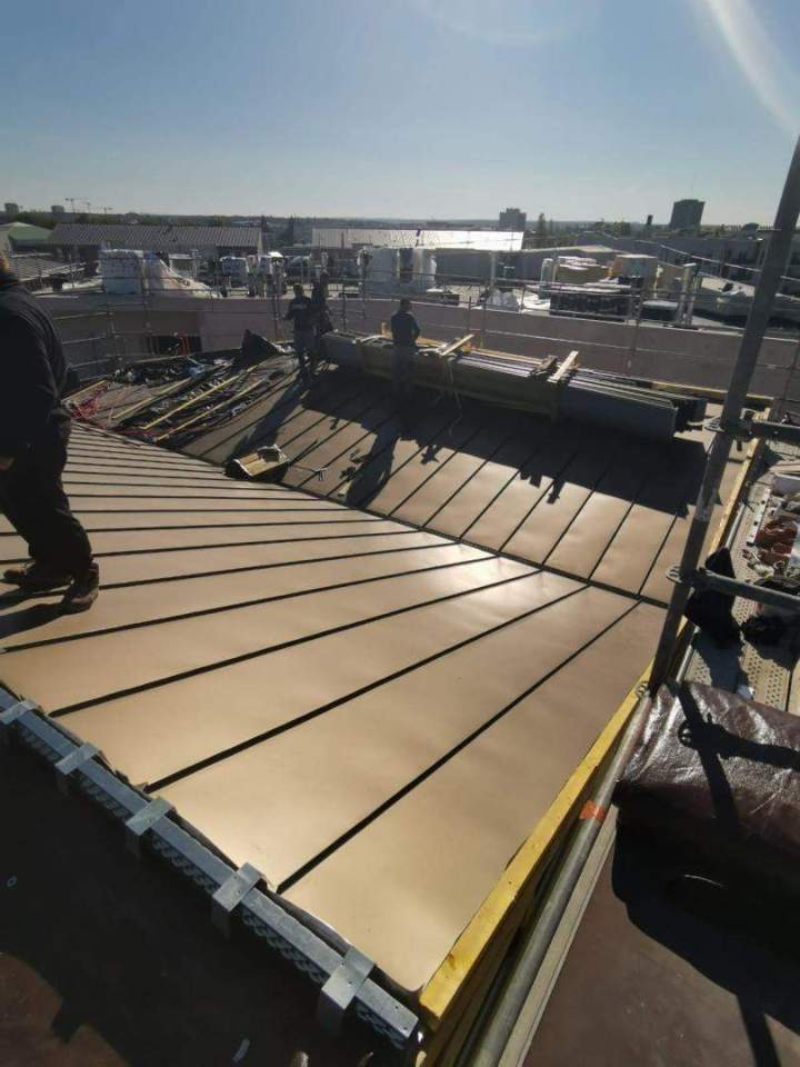Chantier de bardage et habillage extérieur à Créteil