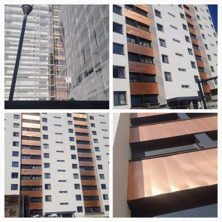 Création d’une façade moderne en bardage à Créteil